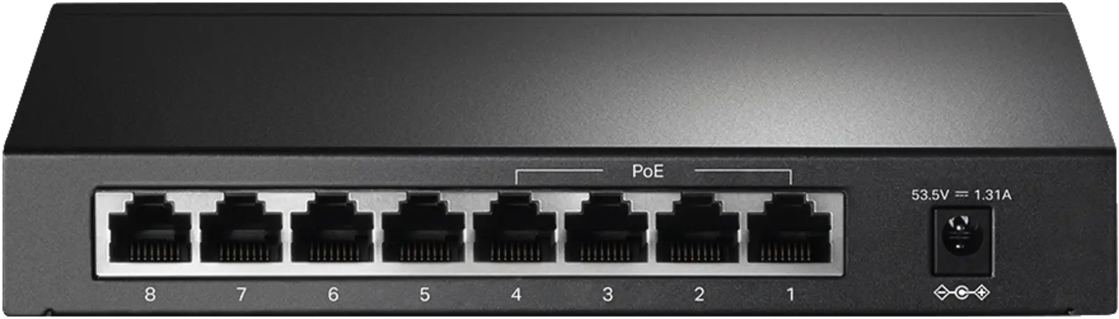 TP-Link TL-SG1008P 8-Port-Gigabit-Desktop-PoE-Switch — Schwarz