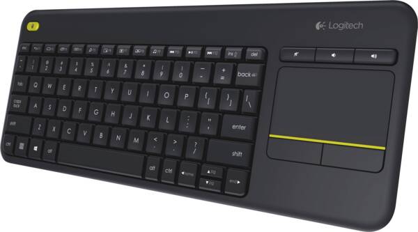 Logitech Tastatur K400 Plus Wireless Touch Dunkelgrau