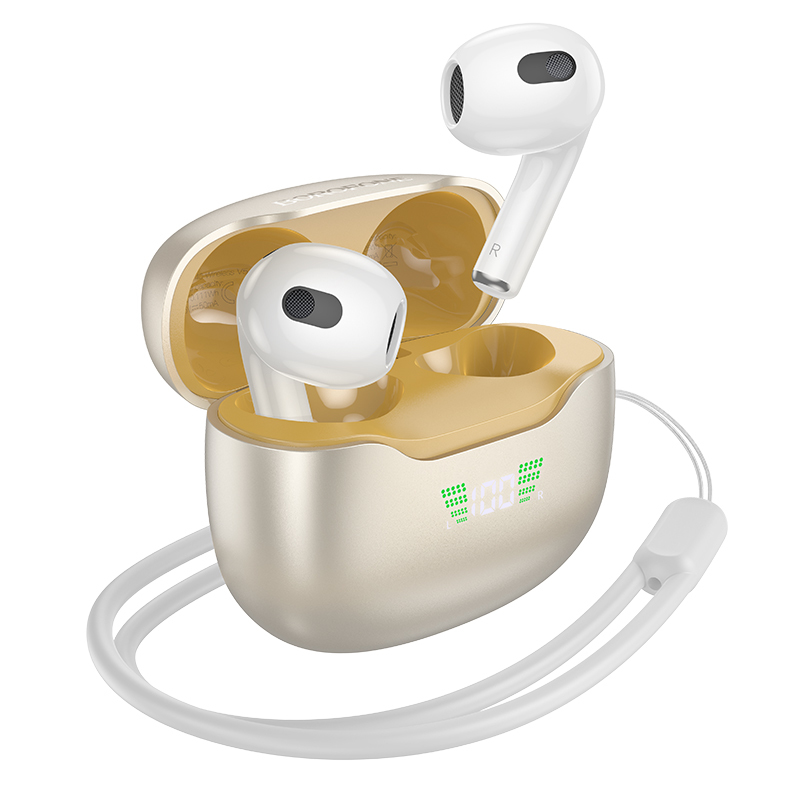 BOROFONE TWS BLUETOOTH EARPHONES BW40 GRATIFIED GOLD