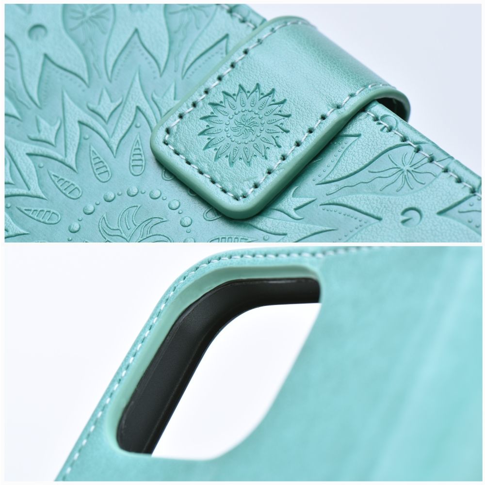 MEZZO Book Case für SAMSUNG A36 5G Mandala grün MEZZO Book Case für SAMSUNG A36 5G Mandala grün