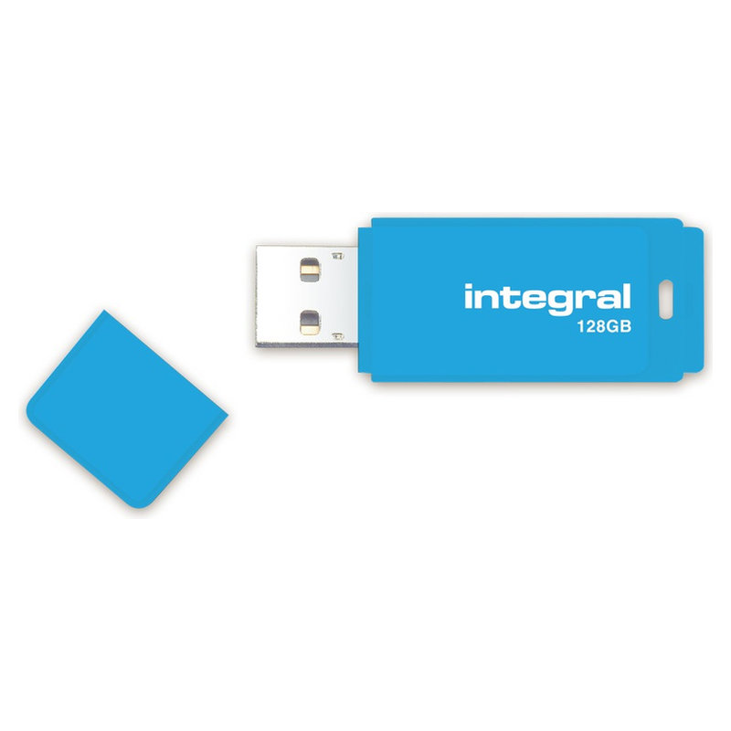 Integral USB Stick Neon 128GB blau