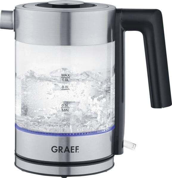 Graef Wasserkocher WK 300 Edelstahl-Schwarz