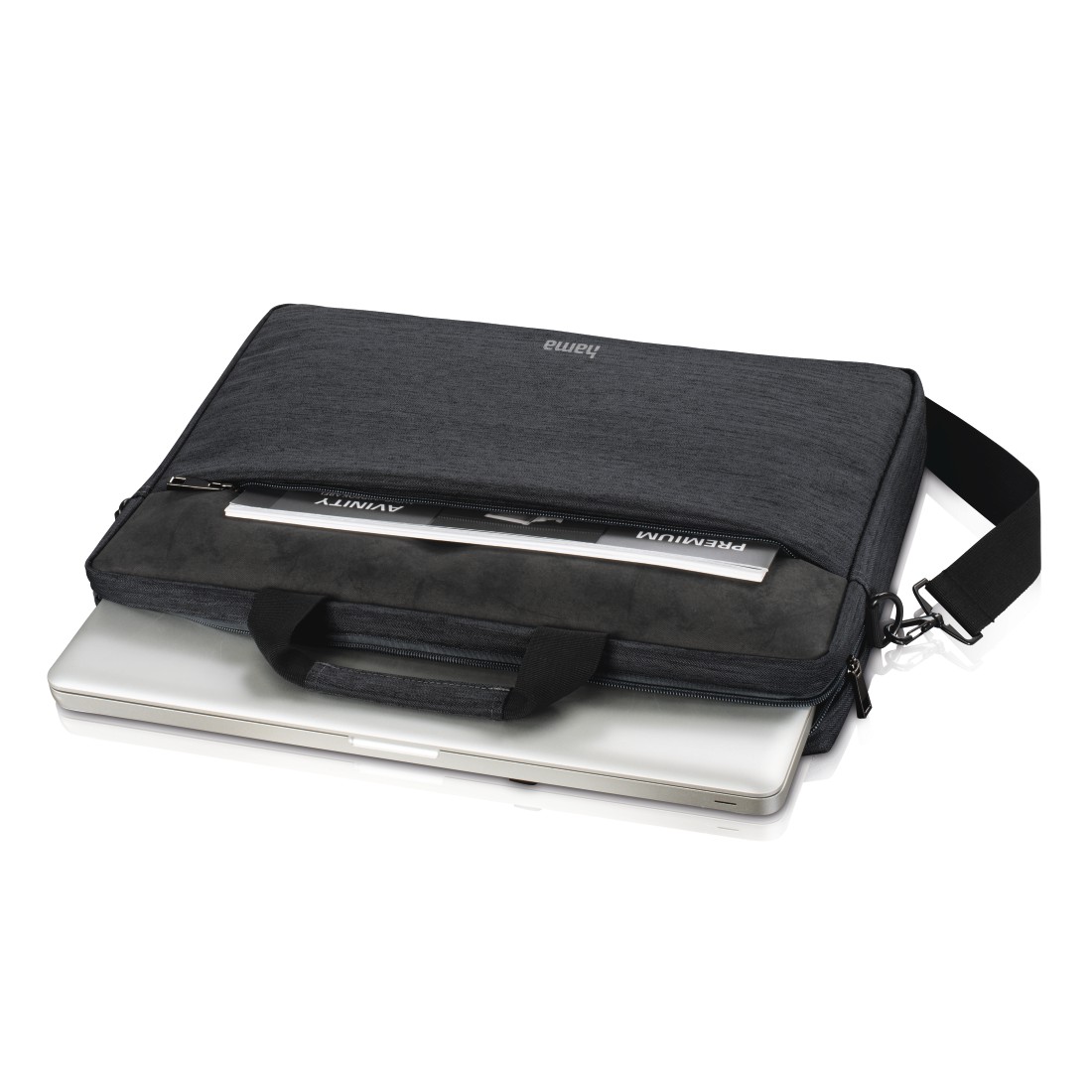 Hama Laptop-Tasche "Tayrona", bis 40 cm (15,6"), Dunkelgrau