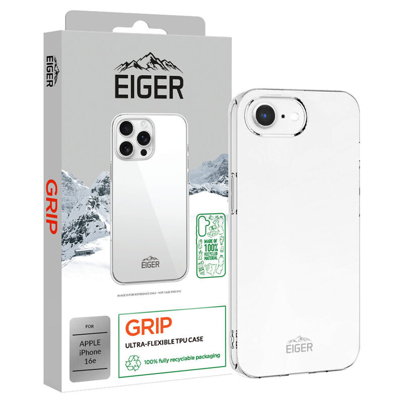Eiger Grip Case iPhone 16e transparent