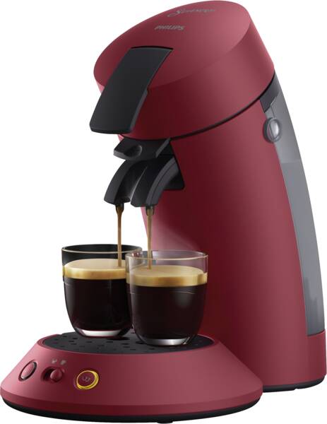 Philips Kaffeepadautomat SENSEO® CSA210/90 Dunkelrot-Matt