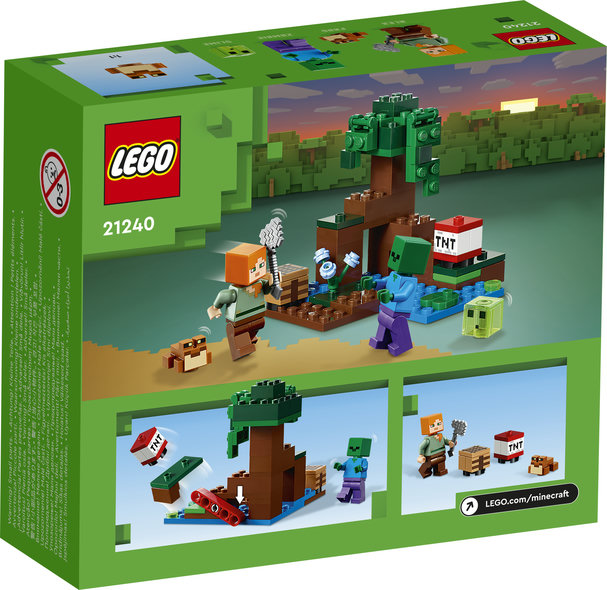 LEGO® 21240 - Minecraft™ Das Sumpfabenteuer (65 Teile)