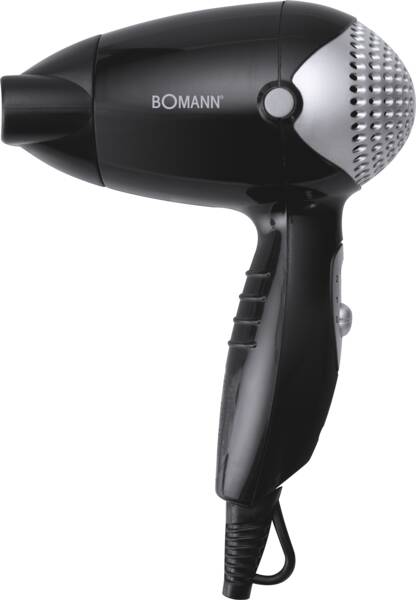 Bomann Reise-Haartrockner HT 8002 CB Schwarz-Weiss