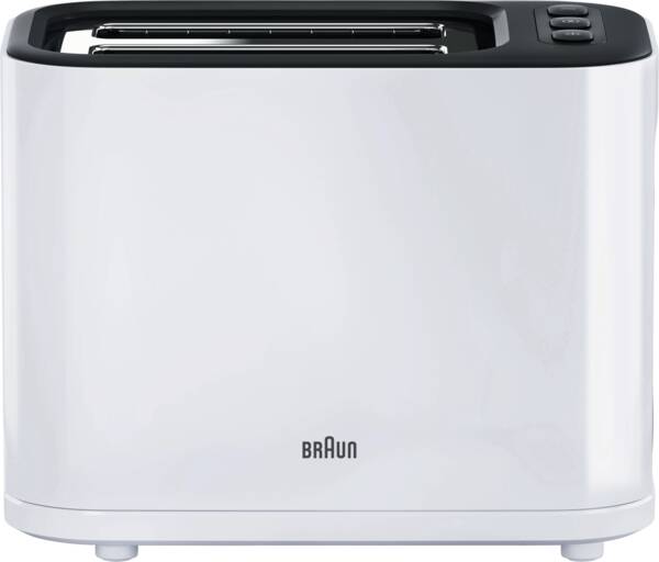 Braun Domestic Home 2-Scheiben-Toaster HT 3010WH PurEase Weiss