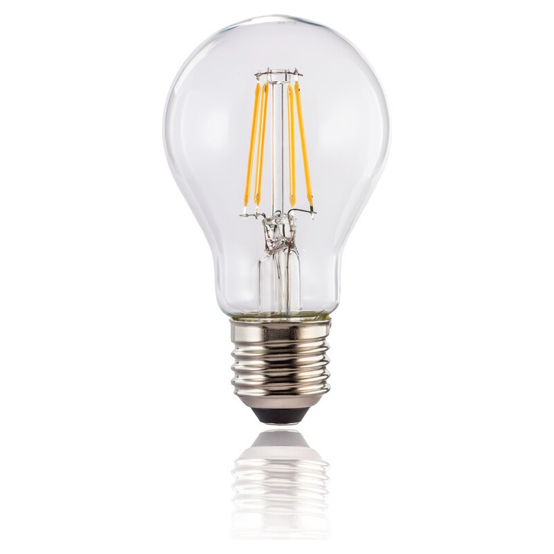 Xavax LED-Glühlampe Filament, E27, 806lm, 6,5W ersetzt 60W, 2 Stk., Warmweiß