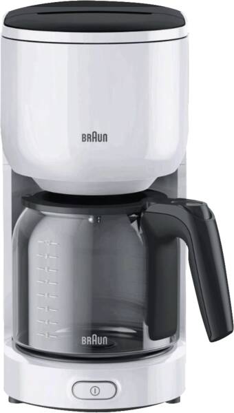 Braun Domestic Home Filterkaffeemaschine KF 3100 Weiss