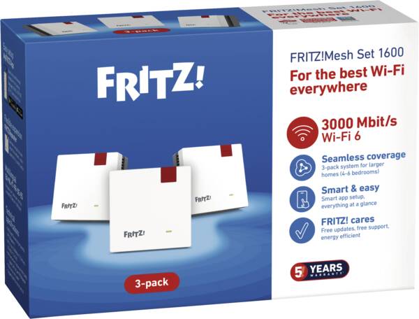 FRITZ! Mesh Set 1600 3-pack Edition International