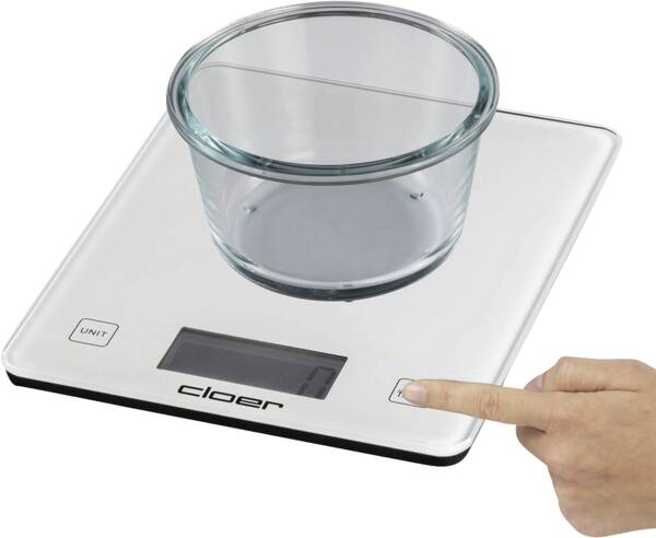 Cloer Küchenwaage 6871 Weiss