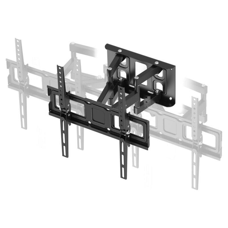 Hama TV-Wandhalterung, Fullmotion, 191cm (75), VESA 100x100 bis 400x400, 2 Schwenkarme, max. 40kg, Schwarz