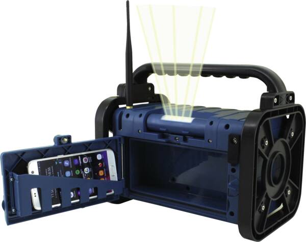 Soundmaster Kofferradio DAB85BL Blau-Schwarz