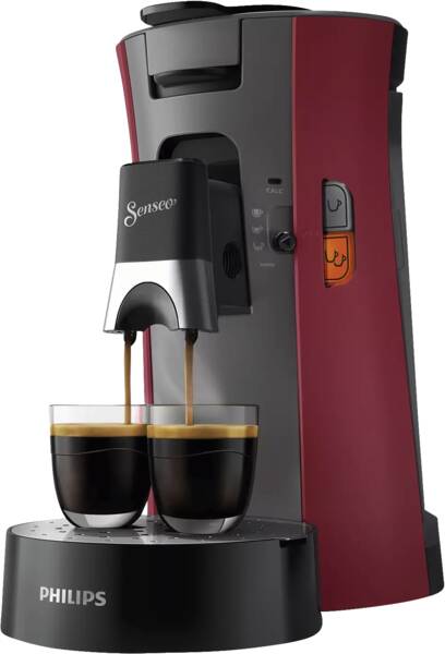 Philips Kaffeepadautomat SENSEO® CSA240/90 Rot-Grau