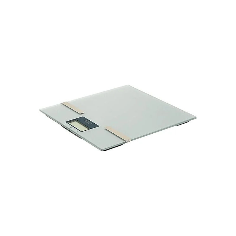 ECG OV 126, Personenwaage mit 6mm dickem Sicherheitsglas, grau