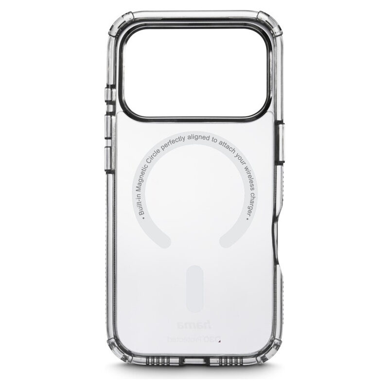 Hama Cover MagCase Extreme Protect für Apple Iphone 17 Pro, Transparent