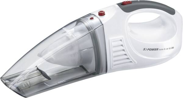 Severin Akku-Handsauger HV 7144 S`Power Home & Car Weiss-Grau