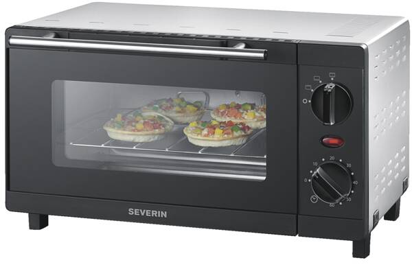 Severin Toast-Ofen TO 2052 Silber-Schwarz
