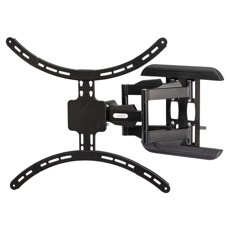 Hama TV-Wandhalterung FULLMOTION, 3 Sterne, 229 cm (90), Vesa 200x200 bis 600x500, schwarz