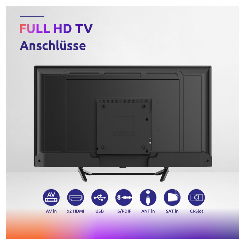 Strong 40 Zoll Full HD Non-Smart TV (schwarz)