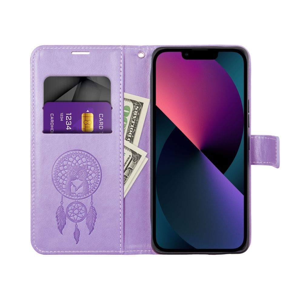 MEZZO Book Holster für IPHONE 17 Traumfänger lila MEZZO Book Holster für IPHONE 17 Traumfänger lila