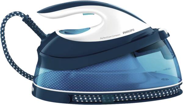 Philips Dampfbügelstation GC7840/20 Blau-Weiss