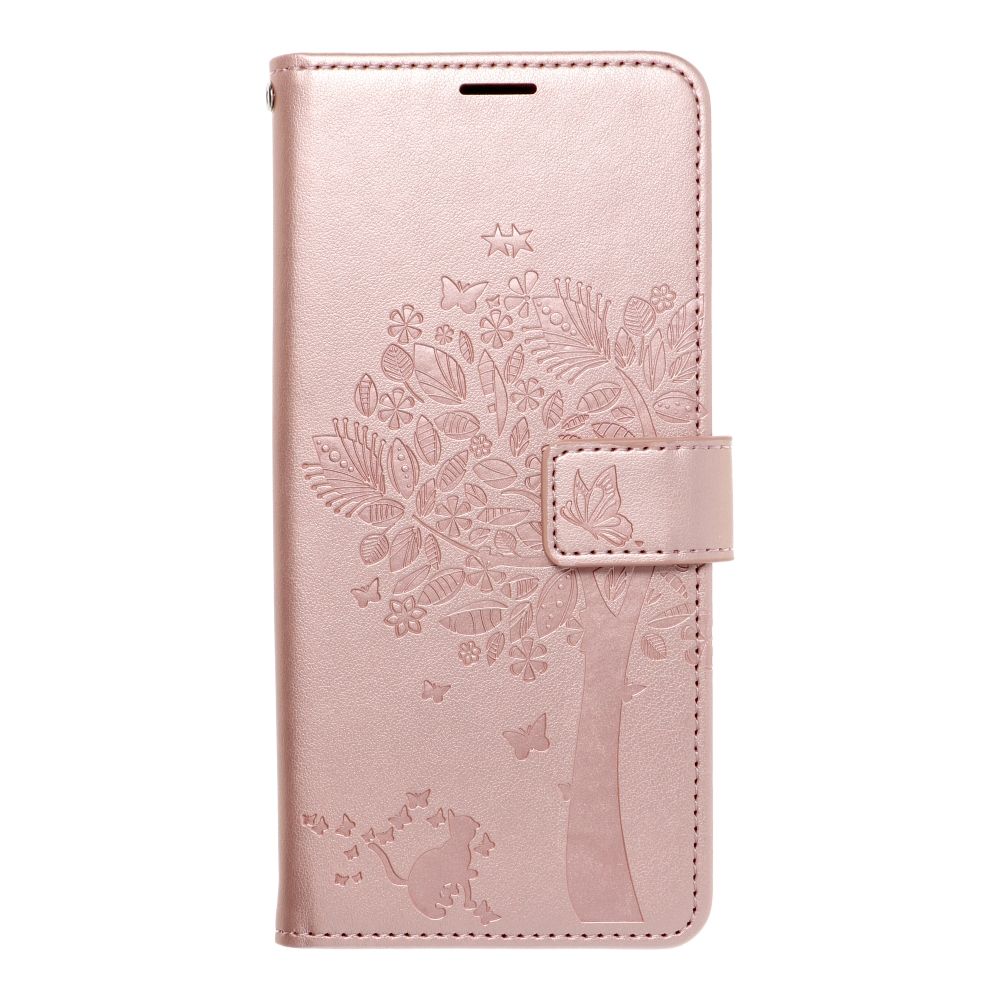 MEZZO Book Case für SAMSUNG Galaxy A55 5G Baum gold rosa